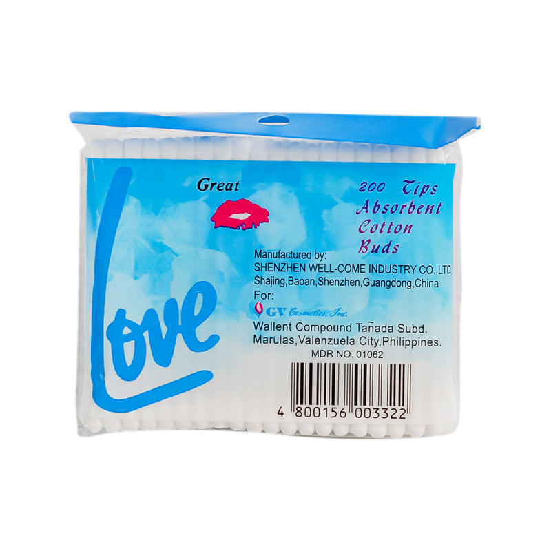Great Love Cotton Buds 200 Tips
