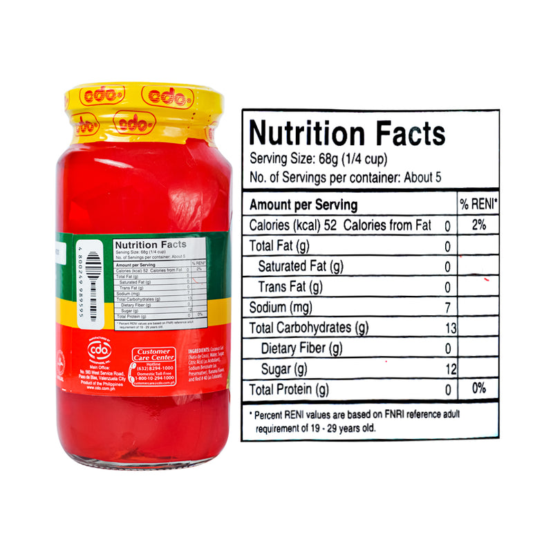 CDO Nata De Coco Red 340g (12oz)