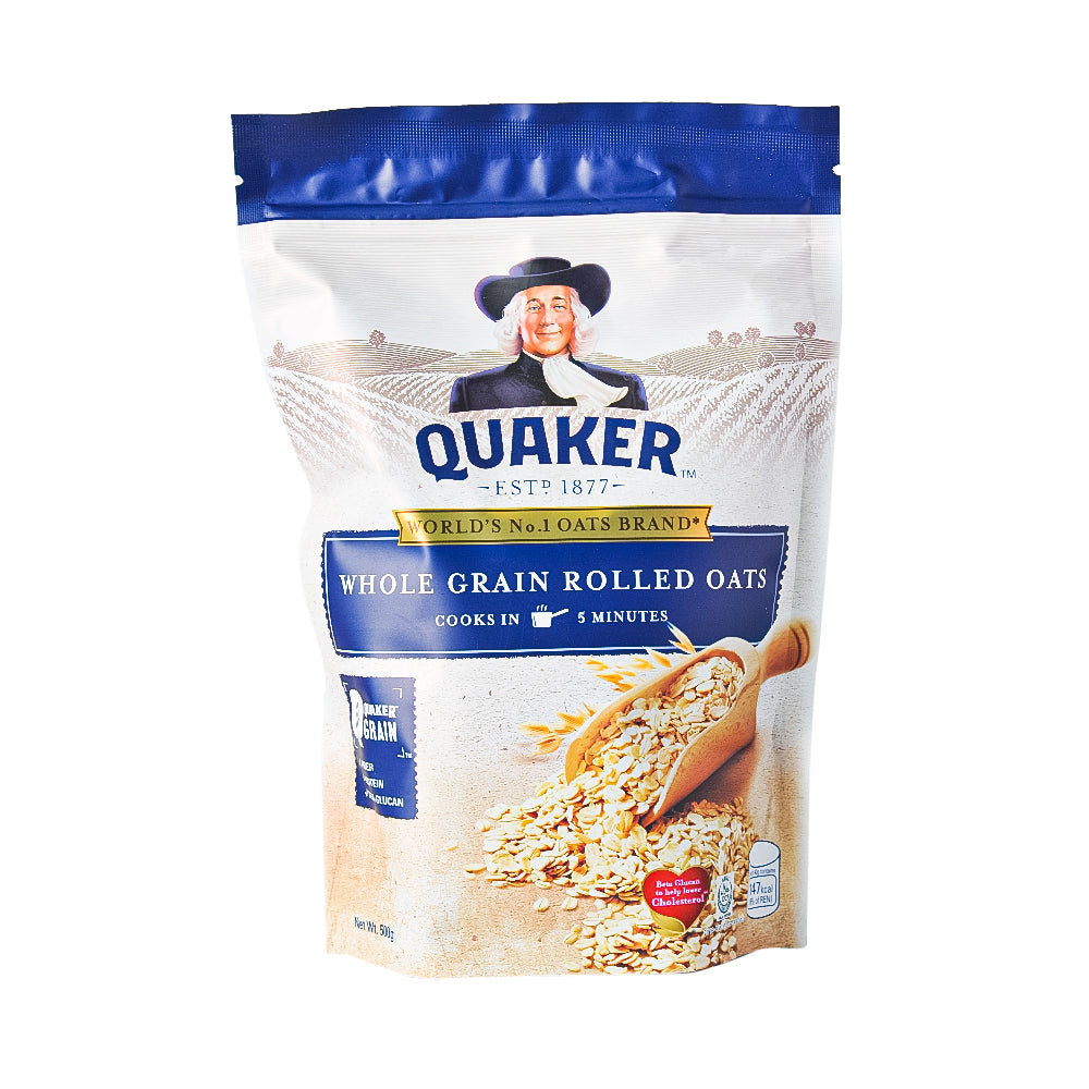 Quaker Rounds Quaker Whole Grain Rolled Oat 500g