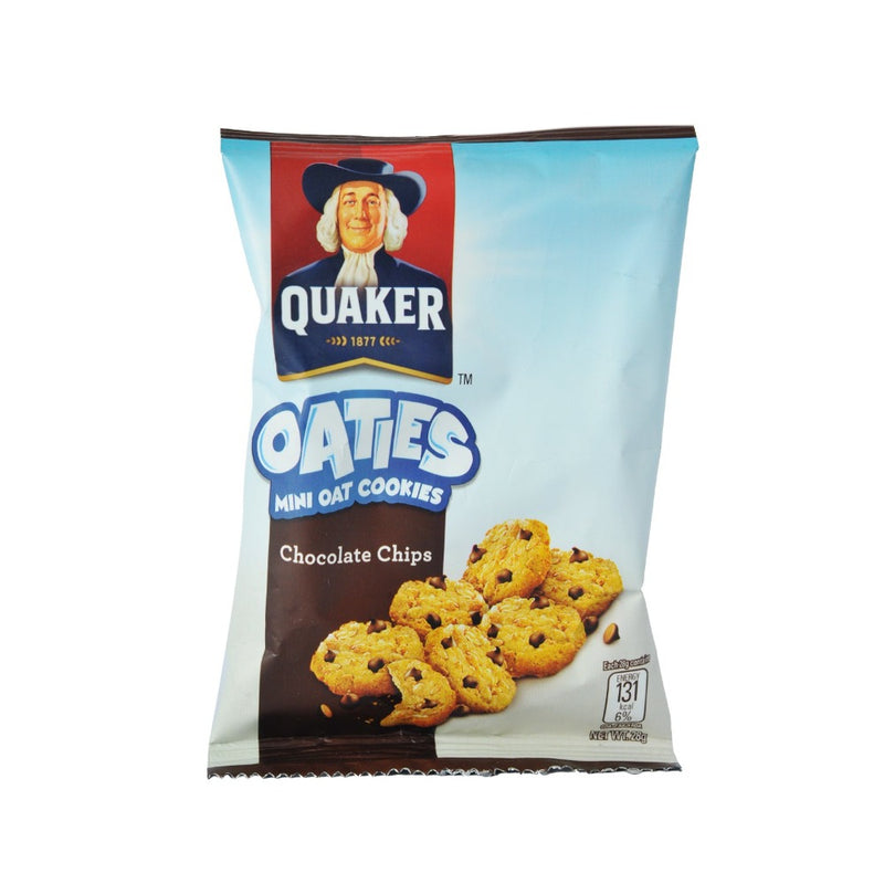 Quaker Oaties Mini Oat Cookies Chocolate Chips 28g