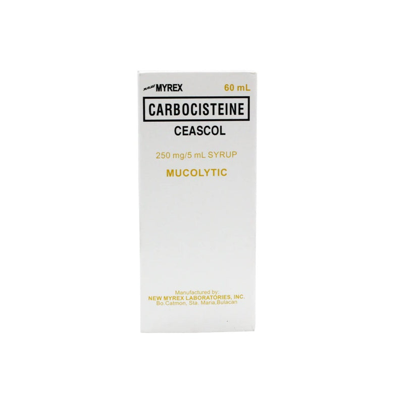 Ceascol Carbocisteine 250mg/5ml Syrup 60ml