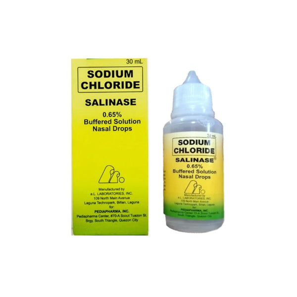 Salinase nasal drops for clearance newborn