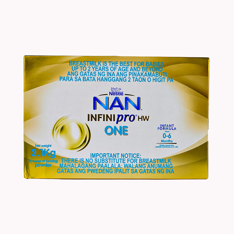 Nan Infinipro HA One Infant Formula 0-6 Months 2.1kg