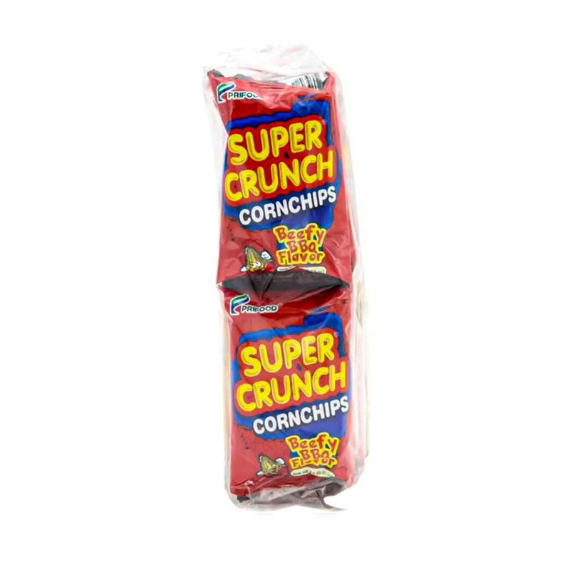 Super Crunch Corn Chips BBQ 7g x 12's
