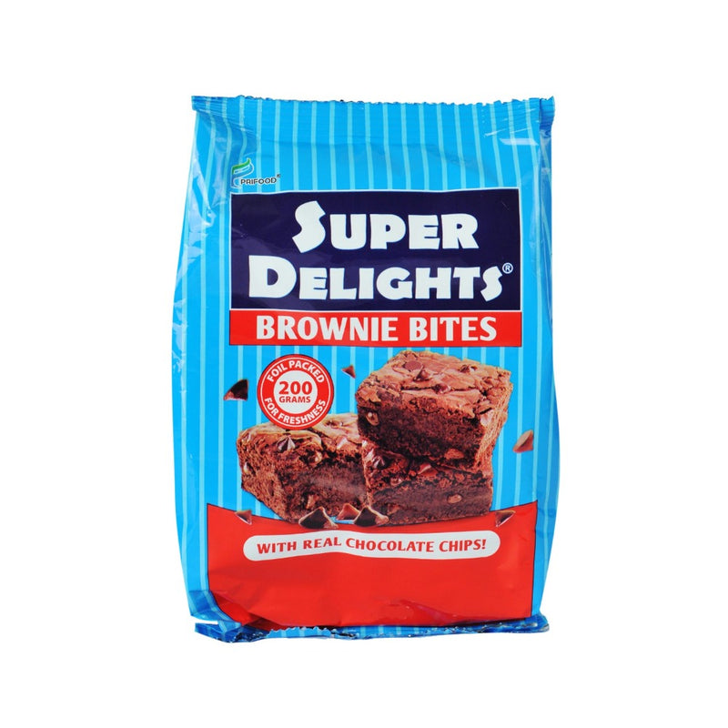 Super Delights Brownies Bites With Real Chocolate Chips 200g