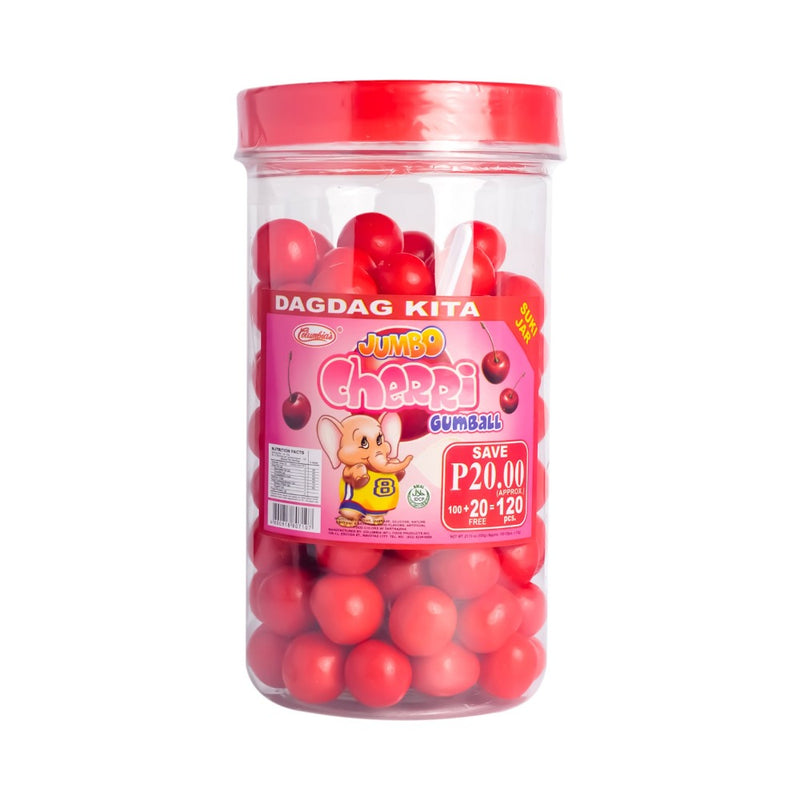 Columbia Jumbo Gumball Cherri Jar 120's