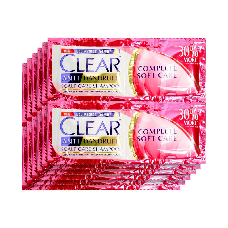 Clear Anti-Dandruff Shampoo Complete Soft Care 13ml x 12's