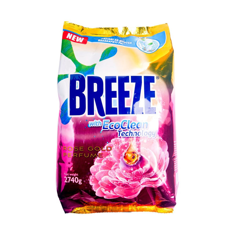 Breeze Detergent Powder Rose Gold Perfume 2.74kg
