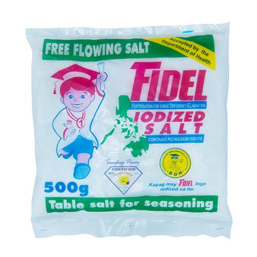 Fidel Iodized Salt Free Flowing 500g