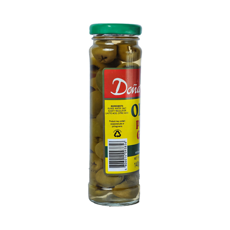 Doña Elena Pitted Green Olives 140g
