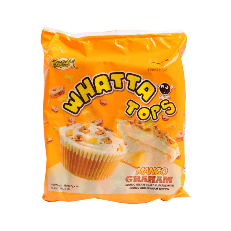 Lemon Square Whatta Tops Cake Mango Graham 35g x 10's