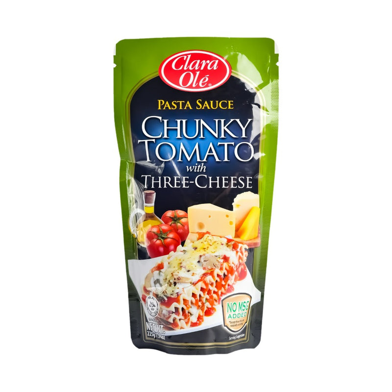 Clara Ole Pasta Sauce Chunky Tomato With Three-Cheese 225g