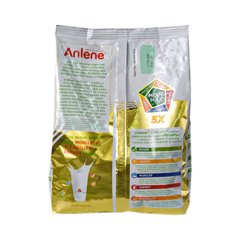 Anlene Gold 5x Adult Milk Powder Plain 990g