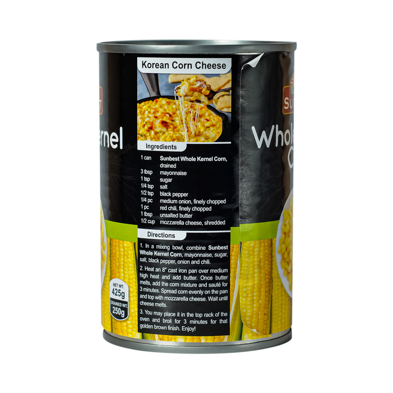 Sunbest Whole Kernel Sweet Corn 425g