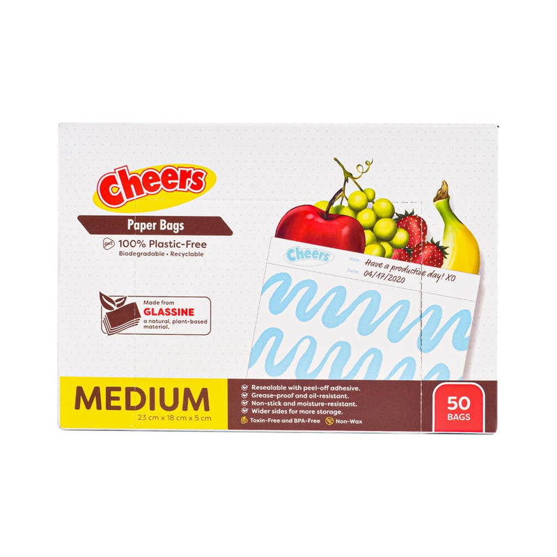 Cheers Paper Bags Medium 50's