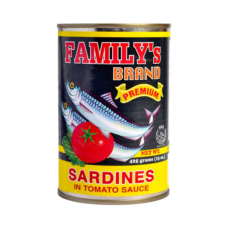 Family's Brand Sardines Premium Tall Plain 425g