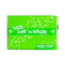 Extra Soft N White Pocket Tissue 10 Pulls 20 Sheets