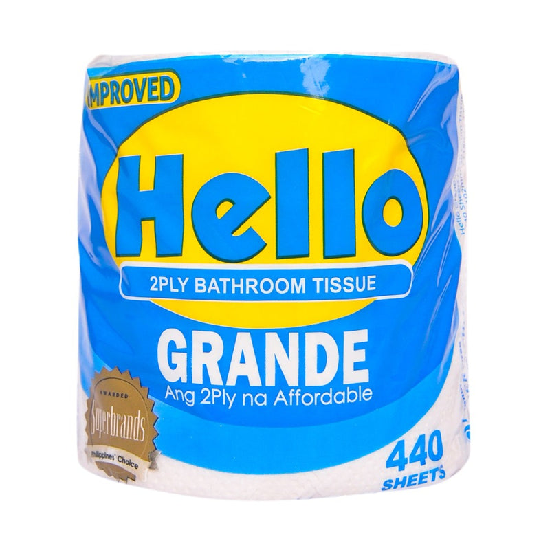 Hello Bathroom Tissue 2 Ply 1 Roll