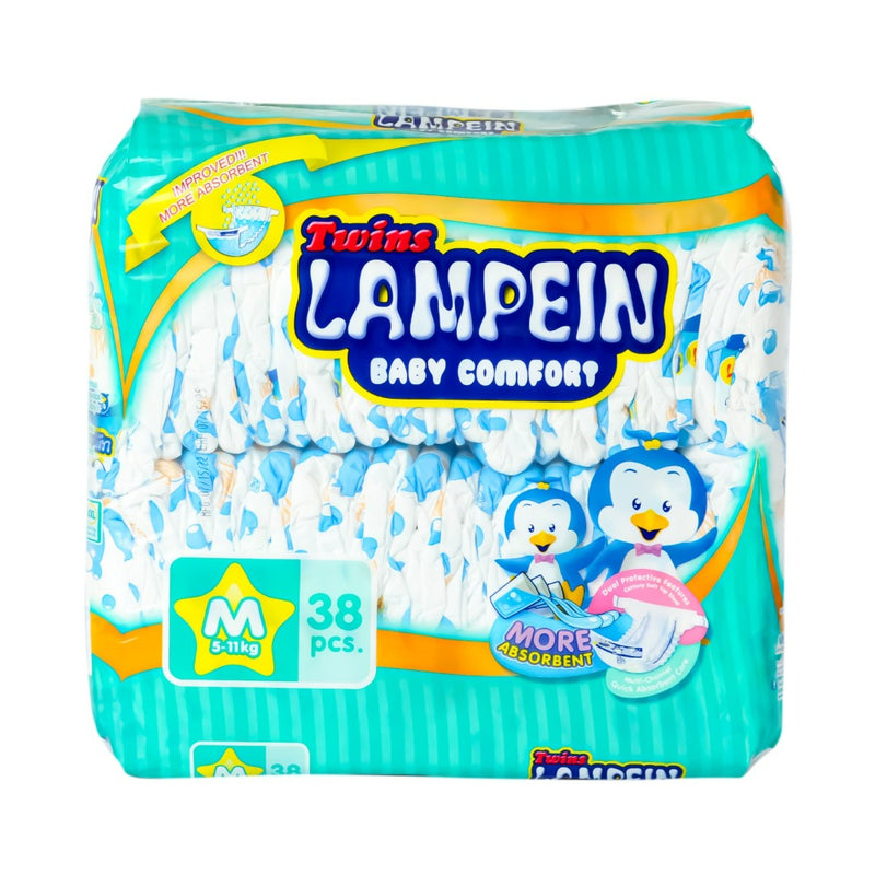 Twins Lampein Baby Diaper Big Pack Medium 38's