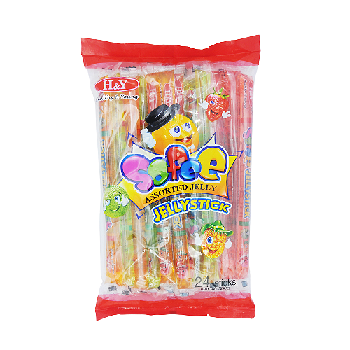 H & Y Sofee Jellystick Assorted 24's