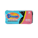 Bison Trash Bags Medium 11 x 11 x 24in 40's