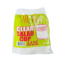 Mickey Salad Cup With Lid Transparent 25's (3.5oz)