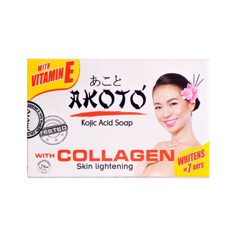 Akoto Skin Lightening Kojic Acid Soap with Collagen 140g