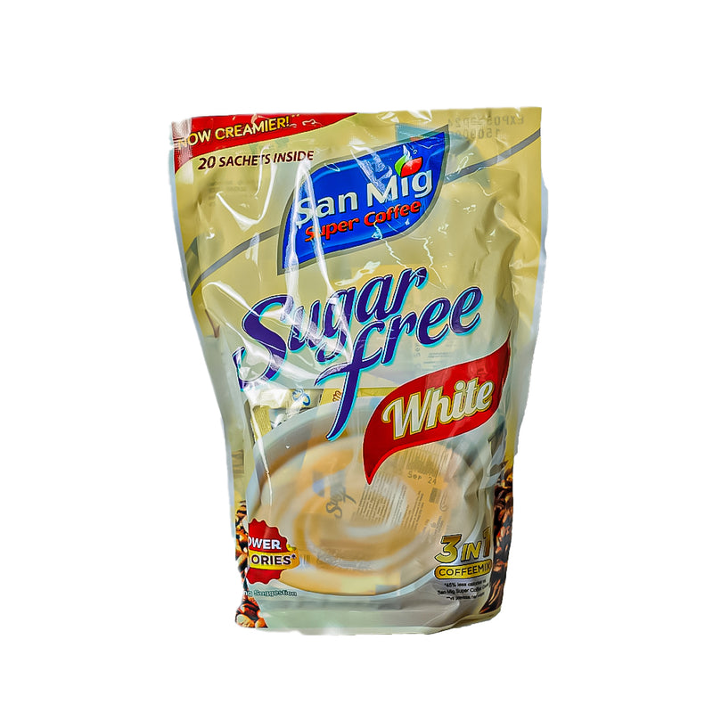 San Mig Coffee 3in1 Sugar Free White SUP 9g x 20's