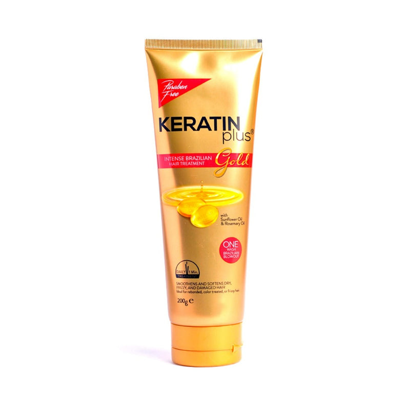 Keratin Plus Gold Intense Brazillian Hair Treatment 200g
