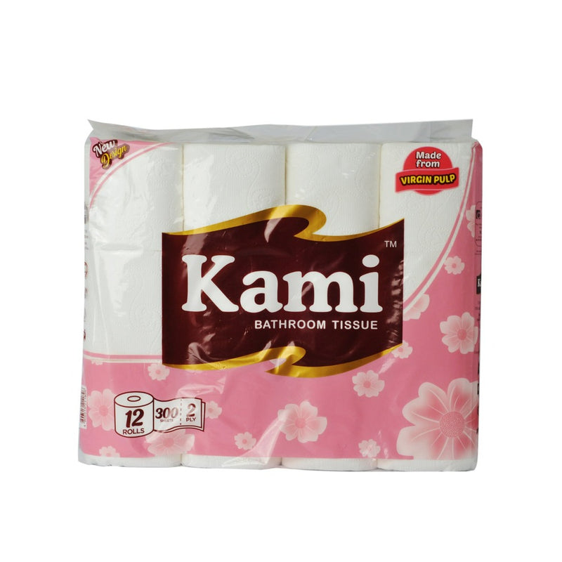 Kami Bathroom Tissue 2ply 300 Sheets 12's