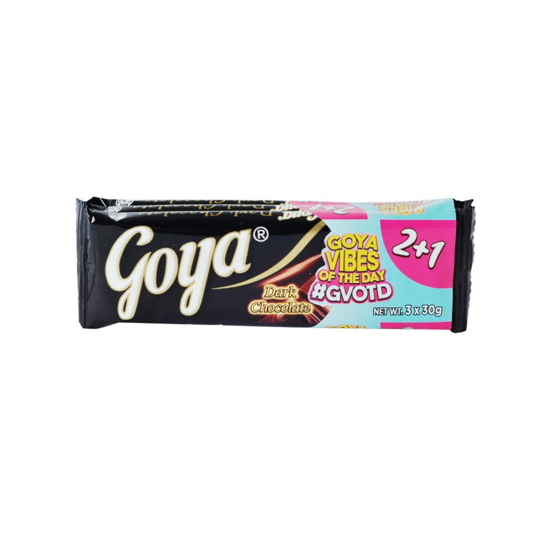 Goya Dark Chocolate Bar 3g x 2 + 1's