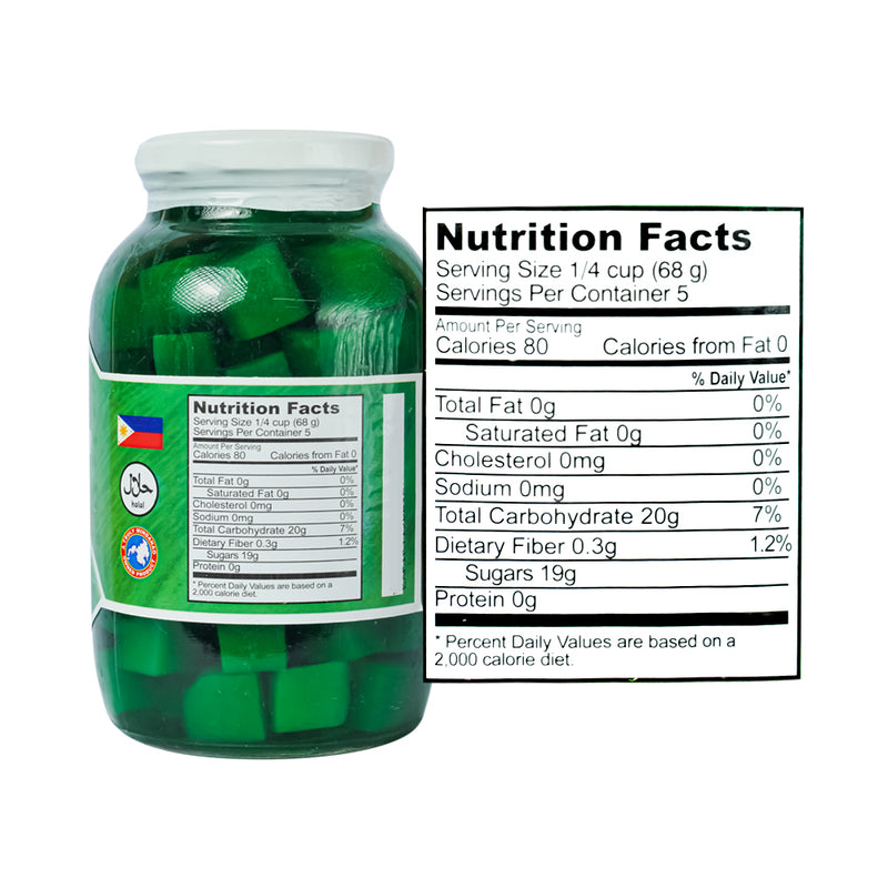 Genrev Special Nata De Coco Green 680g (24oz)