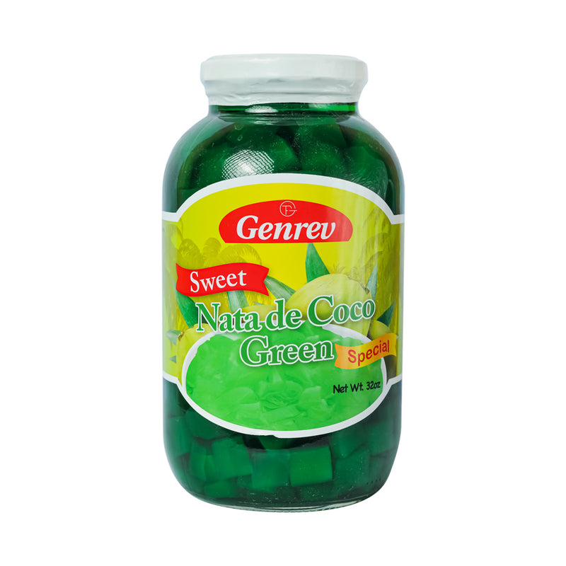 Genrev Special Nata De Coco Green 900g (32oz)