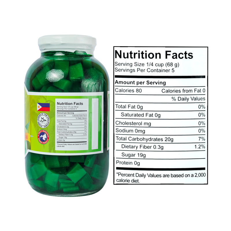 Genrev Special Nata De Coco Green 900g (32oz)