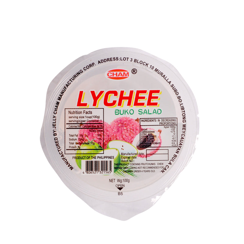 Cham Lychee Buko Salad 100g