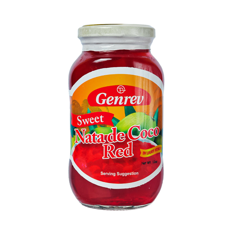 Genrev Special Nata De Coco Red 340g (12oz)