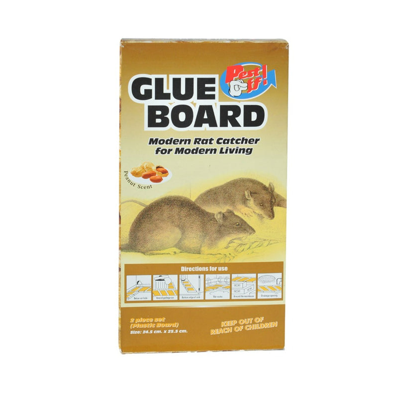 Glue Board Rat Catcher Plastic With Attractant Peanut Scent 2's