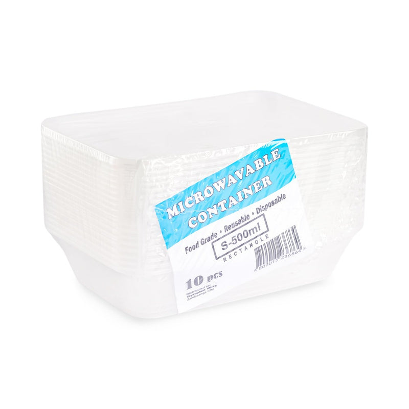 Styroplast Microwavable Container S-500ml 10's