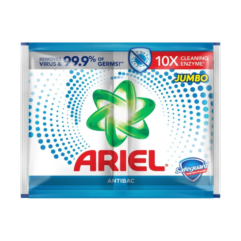 Ariel Powder Antibac With Safeguard 60g Doble Pack