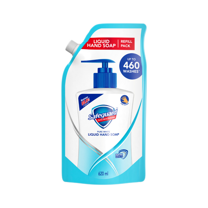 Safeguard Liquid Hand Soap Pure White SUP 620ml
