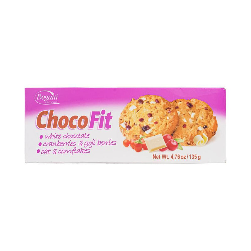 Bogutti Choco Fit White Chocolate and Cranberries Cornflakes 135g