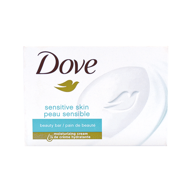 Dove Beauty Bar Imported Soap Unscented Sensitive Skin Green 106g (3.75oz)