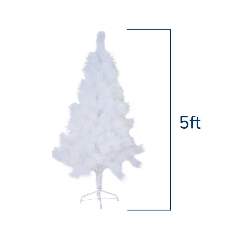 Ideal Living Neddle Pine Christmas Tree White