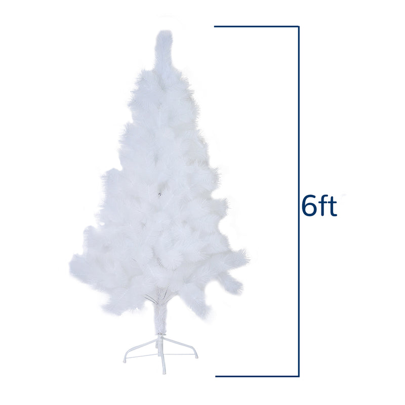 Ideal Living Neddle Pine Christmas Tree White