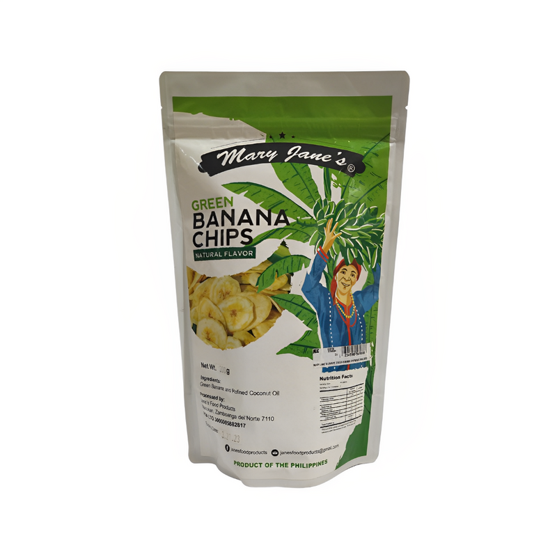 Mary Jane’s Green Banana Chips Natural Flavor 200g