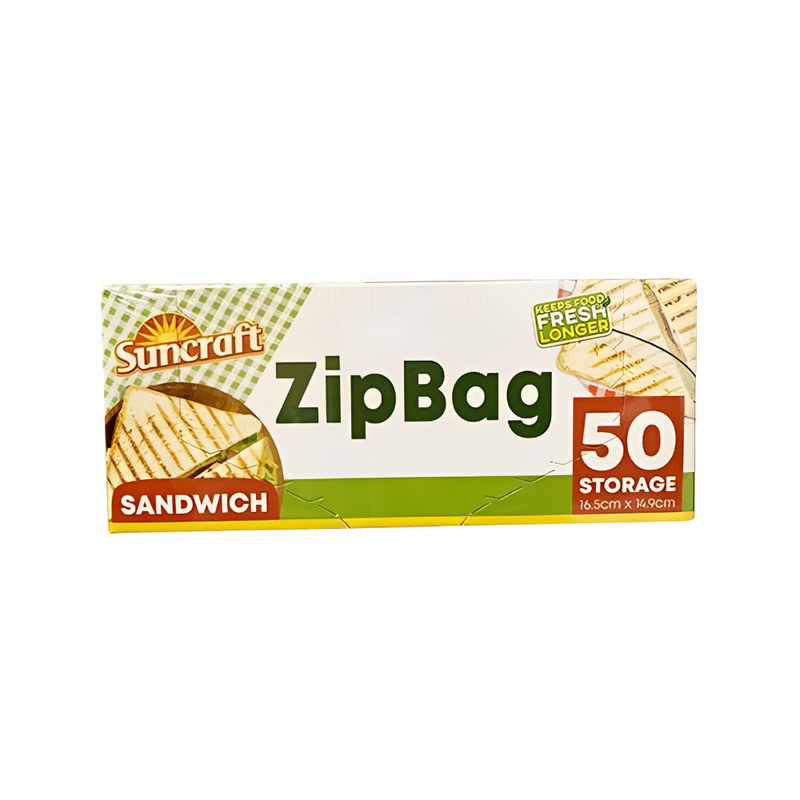 Suncraft Zip Bag Sandwich Storage 50's