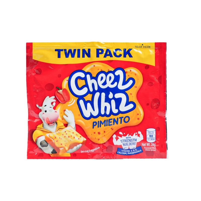 Kraft Cheez Whiz Pimiento Twin Pack 24g