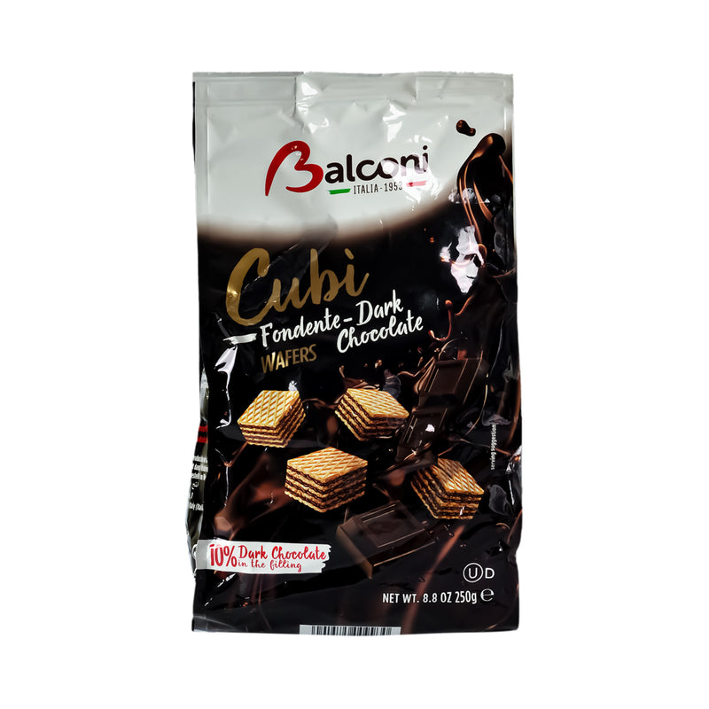 Balconi Cubi Dark Wafer Chocolate 250g