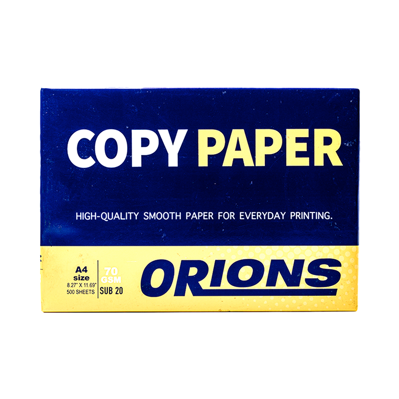 Orions Copy Paper 70gsm A4