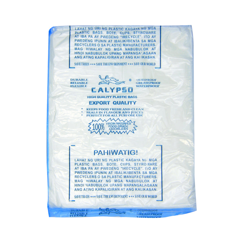 Calypso Plastic Cellophane Hd Blue 8 X 12 100's